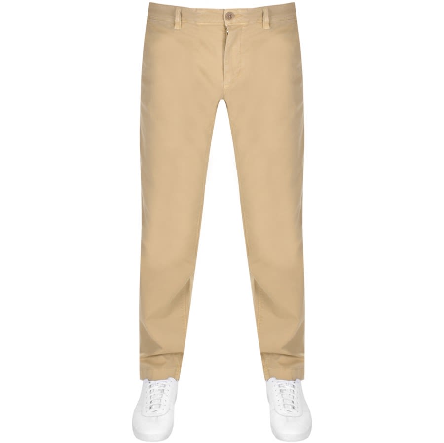 Alternative Image for ProductGant Slim Light Canvas Chino Trousers Beige1